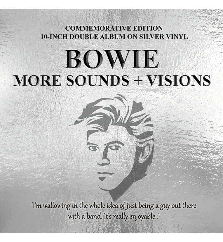 Bowie - More Sounds + Visions (10-Inch Double Album on Silver Vinyl in Gatefold Sleeve)