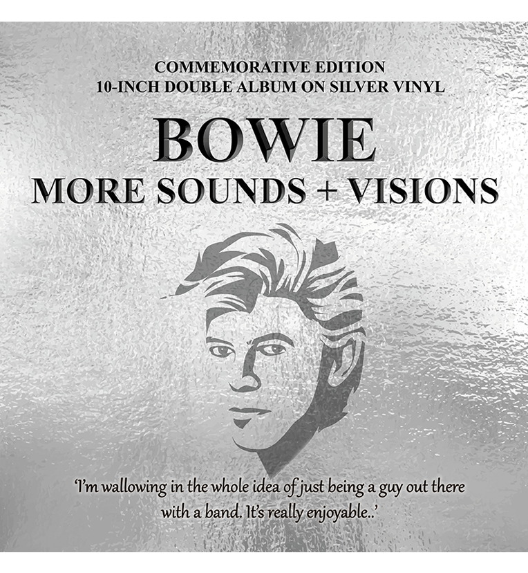 Bowie - More Sounds + Visions (10-Inch Double Album on Silver Vinyl)