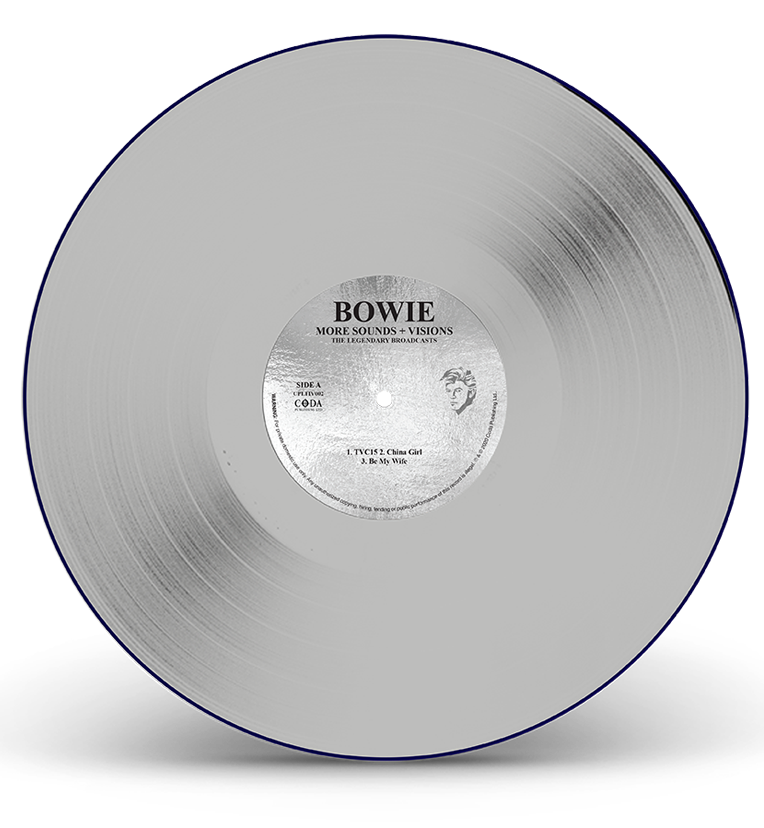 Bowie - More Sounds + Visions (10-Inch Double Album on Silver Vinyl in Gatefold Sleeve)