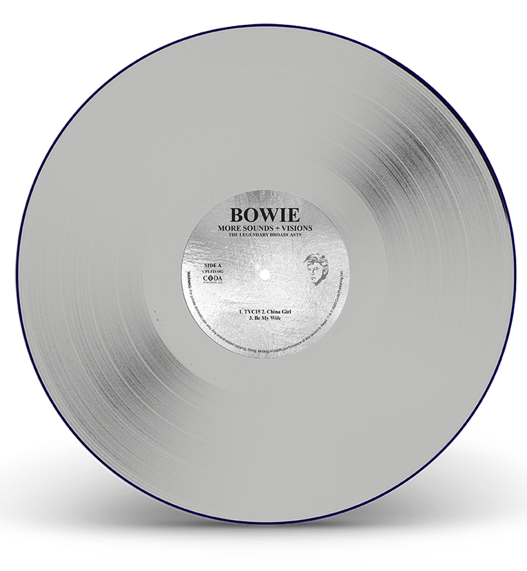 Bowie - More Sounds + Visions (10-Inch Double Album on Silver Vinyl)