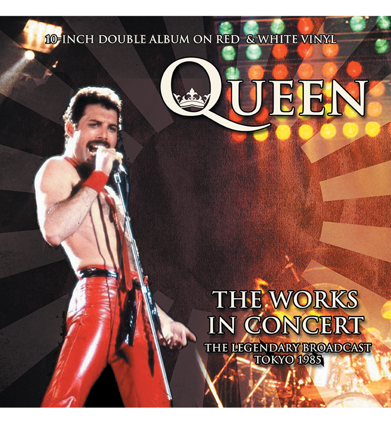 Queen - The Works In Concert (Numbered 10-Inch Double Album on Red & White Vinyl)