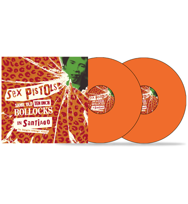 Sex Pistols – Same Old Ten Inch Bollocks in Santiago (Numbered 10-Inch Double Album on Dayglo Orange Vinyl)