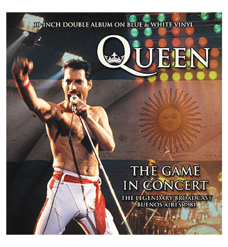 Queen - The Game In Concert (Numbered 10-Inch Double Album on Blue & White Vinyl)