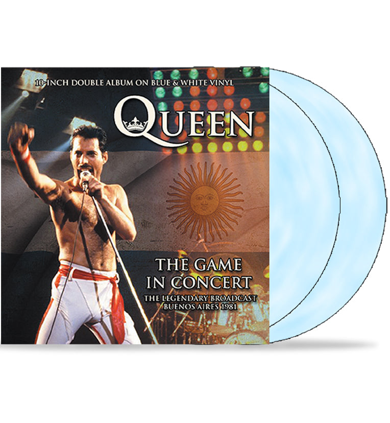 Queen - The Game In Concert (Numbered 10-Inch Double Album on Blue & White Vinyl)