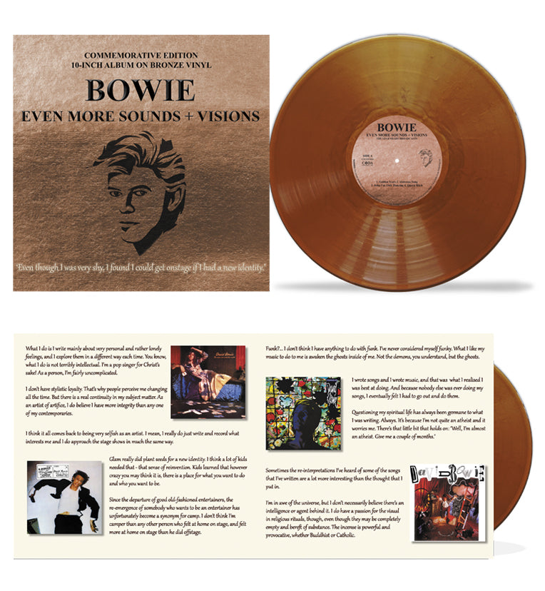 Bowie – Even More Sounds + Visions (10-Inch Album on Bronze Vinyl in Gatefold Sleeve)