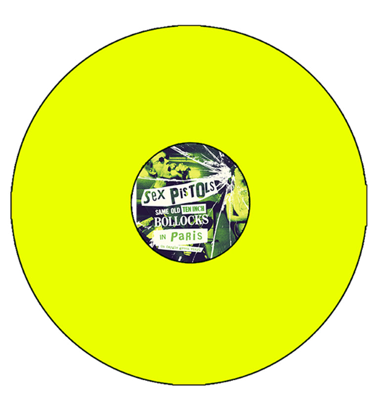 Sex Pistols - Same Old Ten Inch Bollocks in Paris (Numbered 10-Inch Double Album on Dayglo Yellow Vinyl)