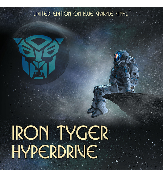 Iron Tyger – Hyperdrive (Limited Edition 12-Inch Album on Blue Sparkle Vinyl)