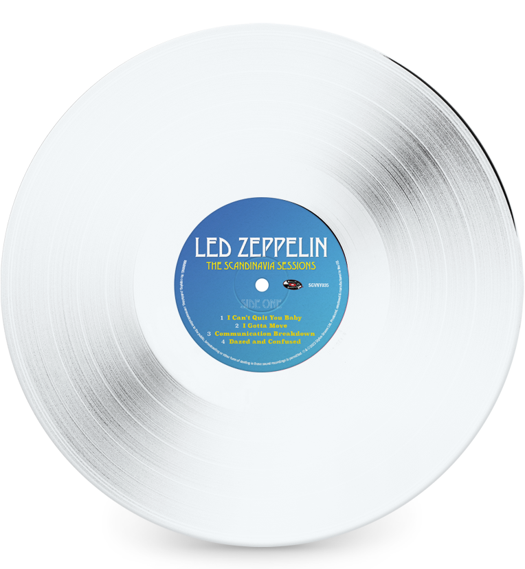Led Zeppelin – The Scandinavia Sessions (Limited Edition 12-Inch Album on White Vinyl)
