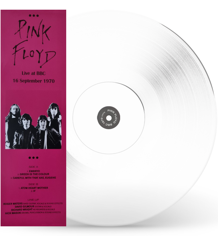 Pink Floyd – Live at the BBC 1970 (12-Inch Album on Clear Vinyl)