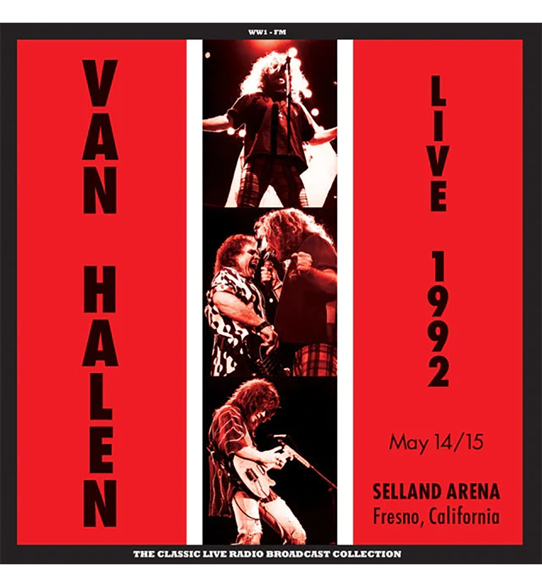 Van Halen – Live 1992: Selland Arena, California (Double Album on 180g Red Vinyl) - VERY SLIGHT COSMETIC DAMAGE