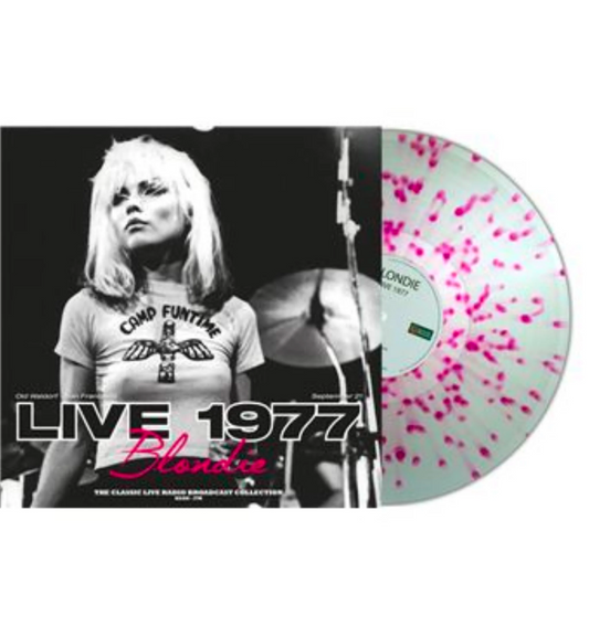 Blondie - Live at the Old Waldorf Theatre 1977 (Limited Edition Hand Numbered on 180g Clear & Violet Spatter Vinyl)