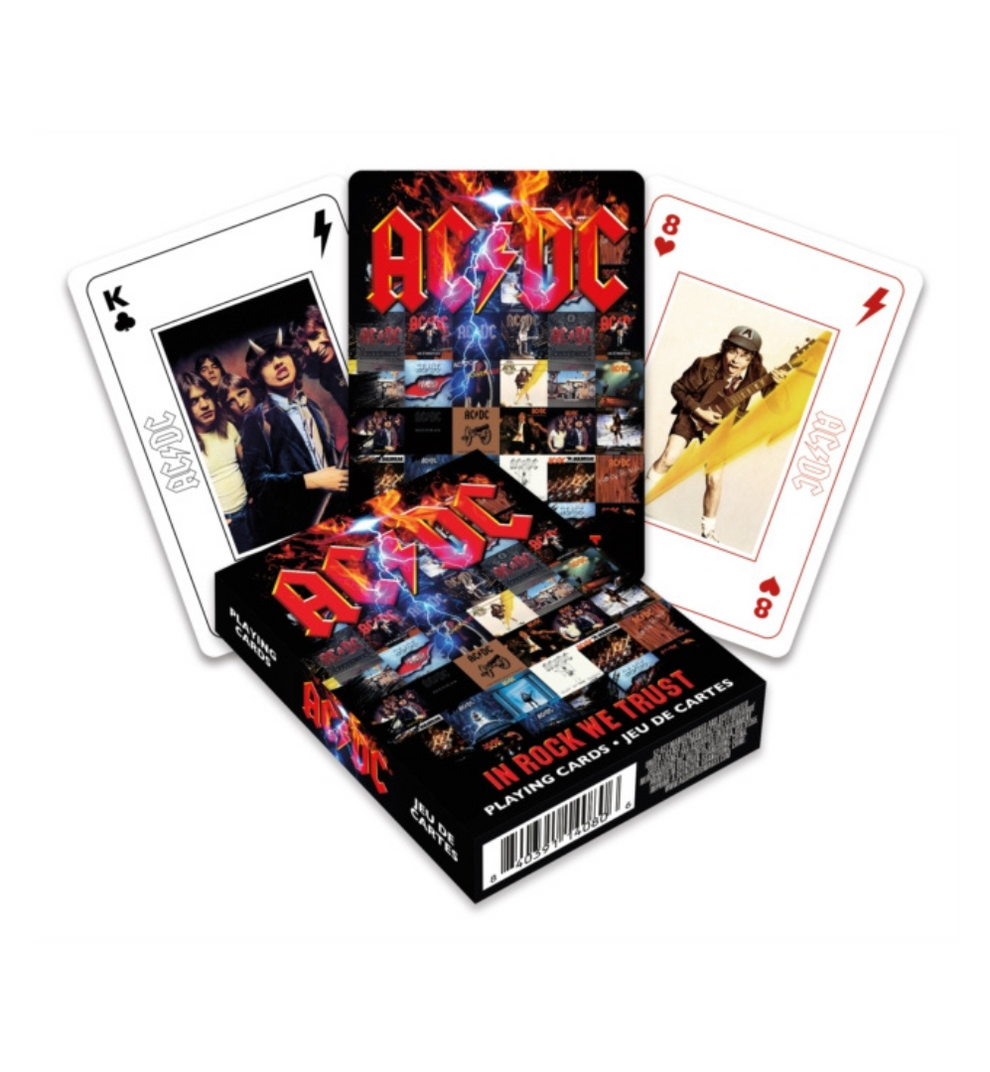 AC/DC - In Rock We Trust (Playing Cards) – Stylus Groove