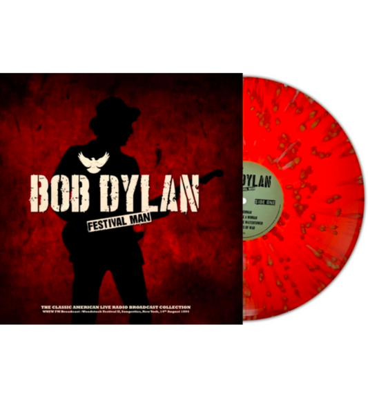 Bob Dylan - Festival Man – Woodstock Festival II 1994 (Limited Edition Hand Numbered on 180g Red & White Splatter Vinyl)