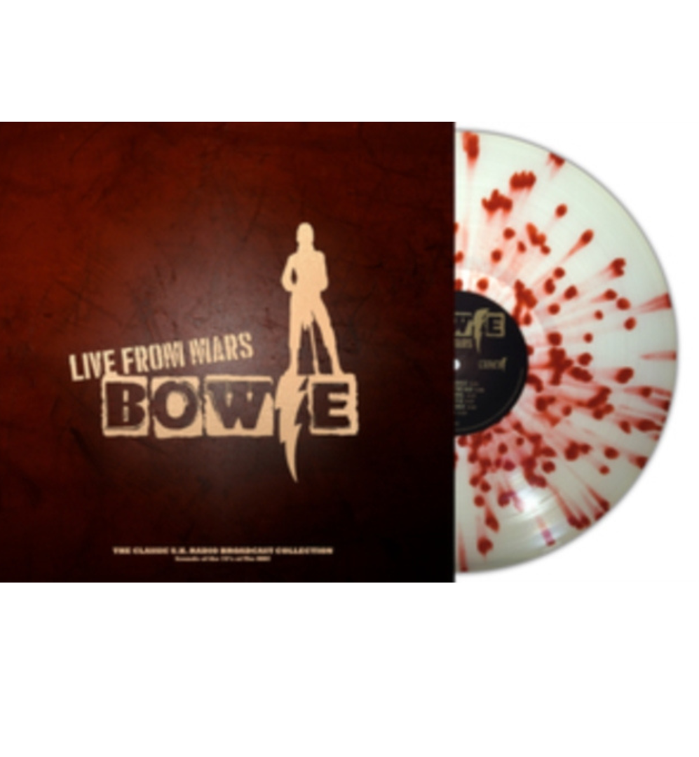 David Bowie - Live From Mars (Limited Edition Hand Numbered on 180g Clear & Red Splatter Vinyl)
