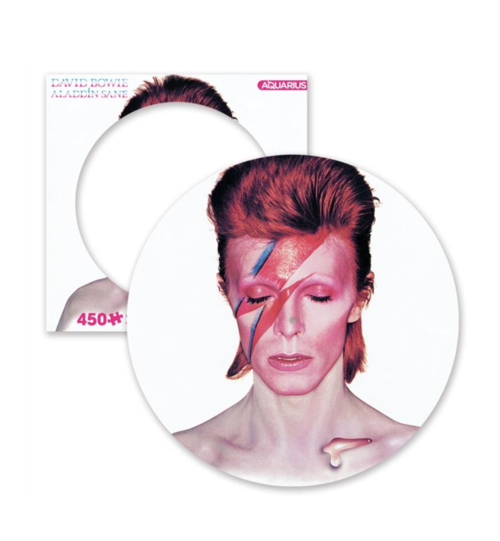 David Bowie - Aladdin Sane - 450 Piece Picture Disc Puzzle