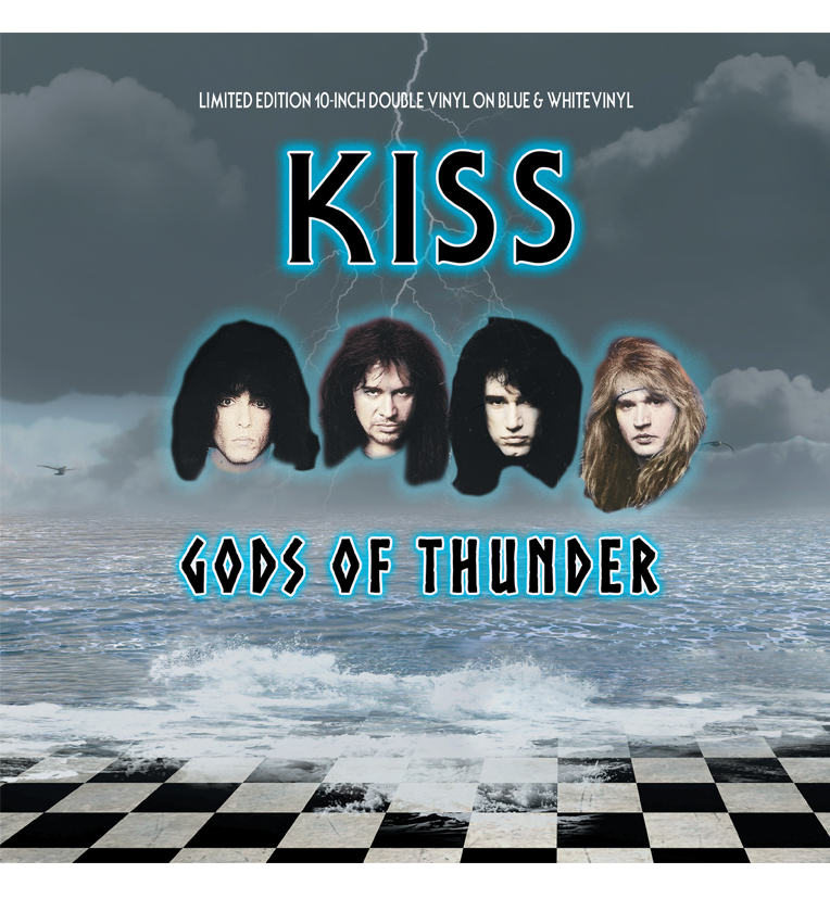 Kiss - Gods Of Thunder (10-Inch Numbered Double Album on Blue & White Vinyl)