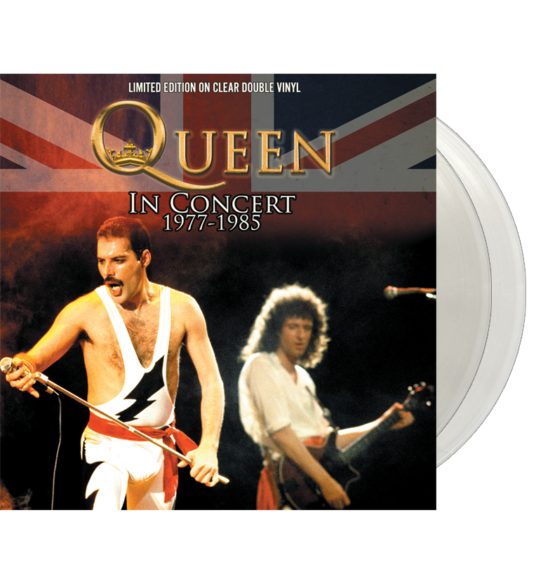 Queen – In Concert 1977–1985 (Limited Edition Hand Numbered Double Album on Clear Vinyl)