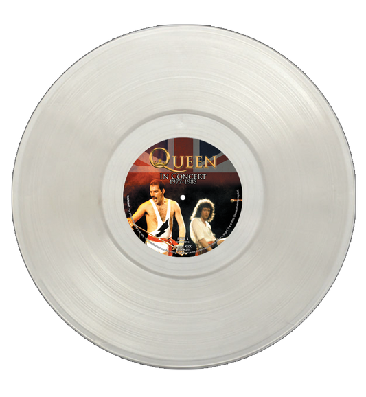 Queen – In Concert 1977–1985 (Limited Edition Hand Numbered Double Album on Clear Vinyl)