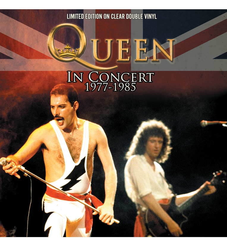Queen – In Concert 1977–1985 (Limited Edition Hand Numbered Double Album on Clear Vinyl)