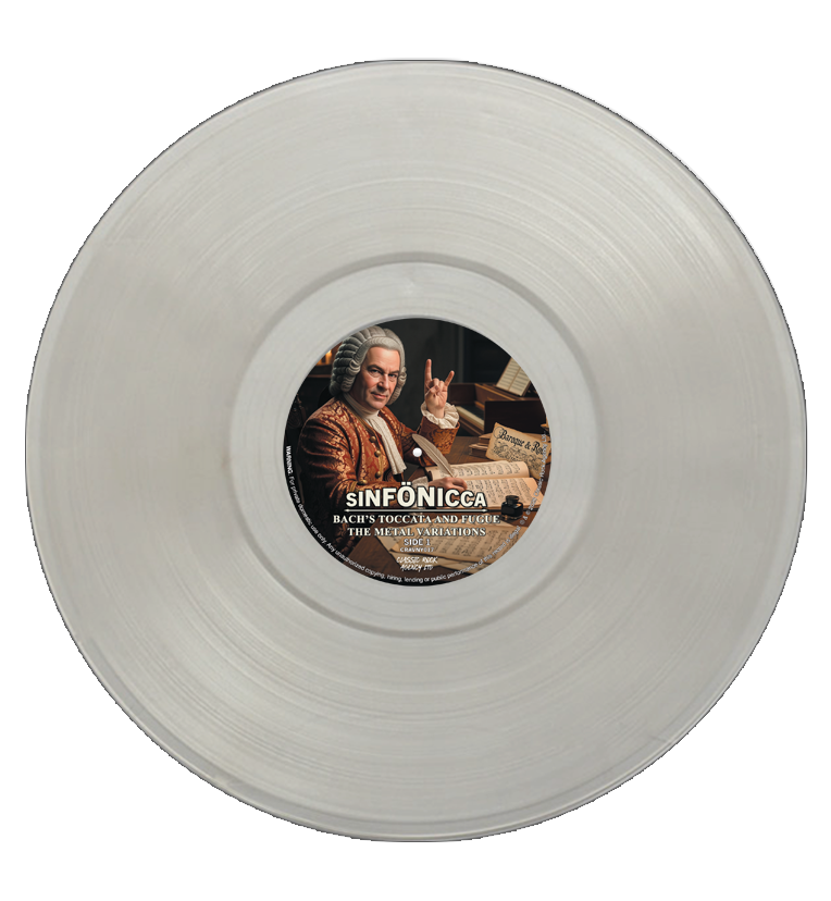 Sinfönicca - Bach’s Toccata and  Fugue – The Metal Variations (Limited Edition on Clear Vinyl)