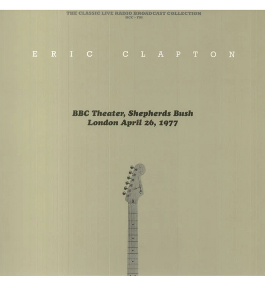 Eric Clapton - BBC Theater, Shepherds Bush, London 1977 (Limited Edition Hand Numbered on 180g Translucent Blue & White Splatter Vinyl)