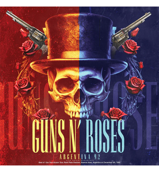 Guns N’ Roses – Argentina 92 (Limited Edition Double Album on 180g Red & Blue Vinyl)