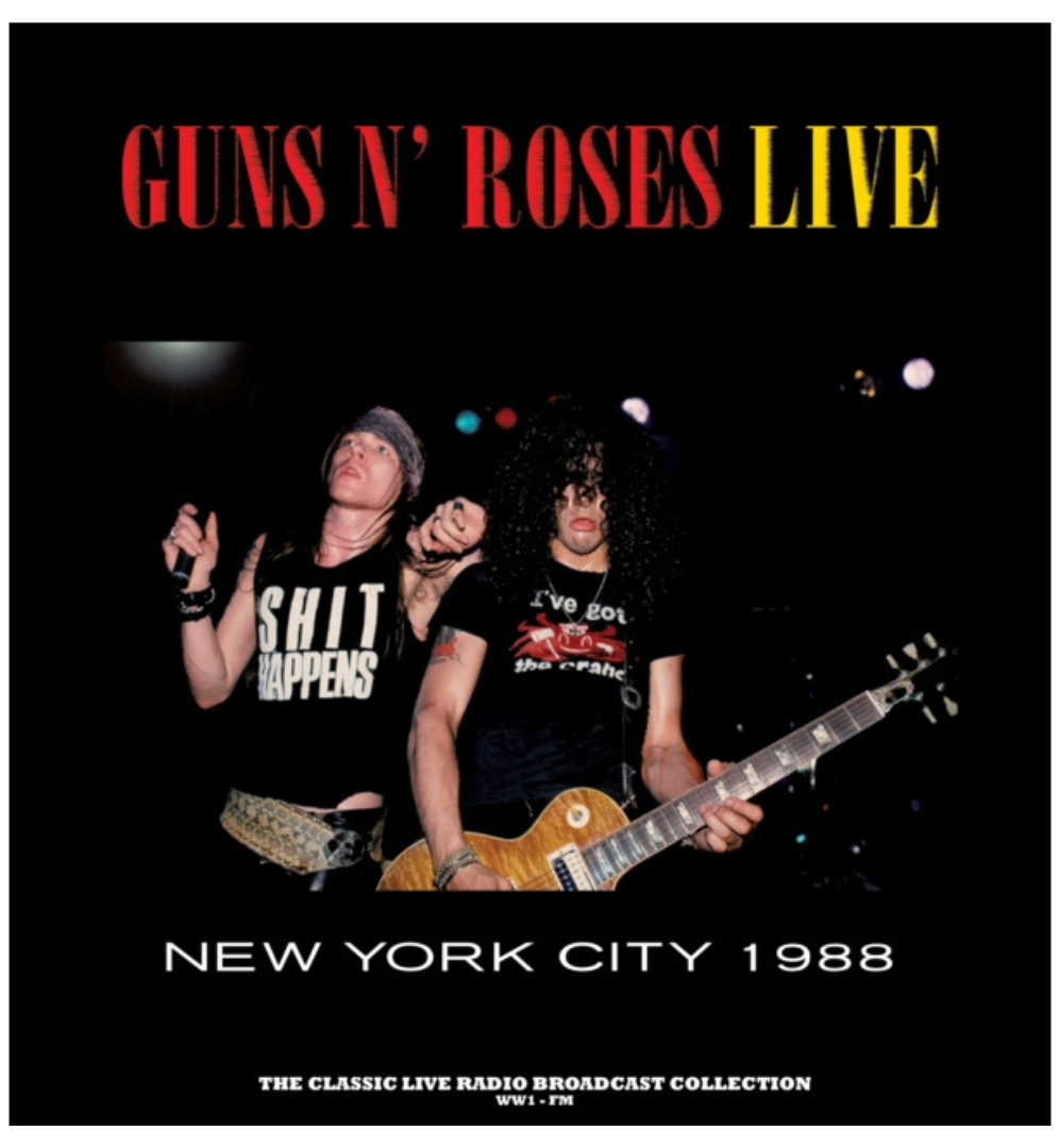 Guns N’ Roses - Live in New York City 1988 (180g Yellow Marble Vinyl)