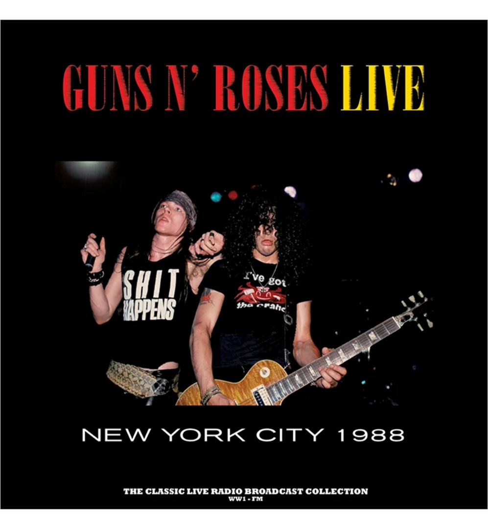 Guns N’ Roses - Live in New York City 1988 (180g Yellow Marble Vinyl) - VERY SLIGHT COSMETIC DAMAGE