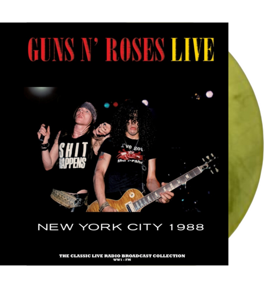 Guns N’ Roses - Live in New York City 1988 (180g Yellow Marble Vinyl)