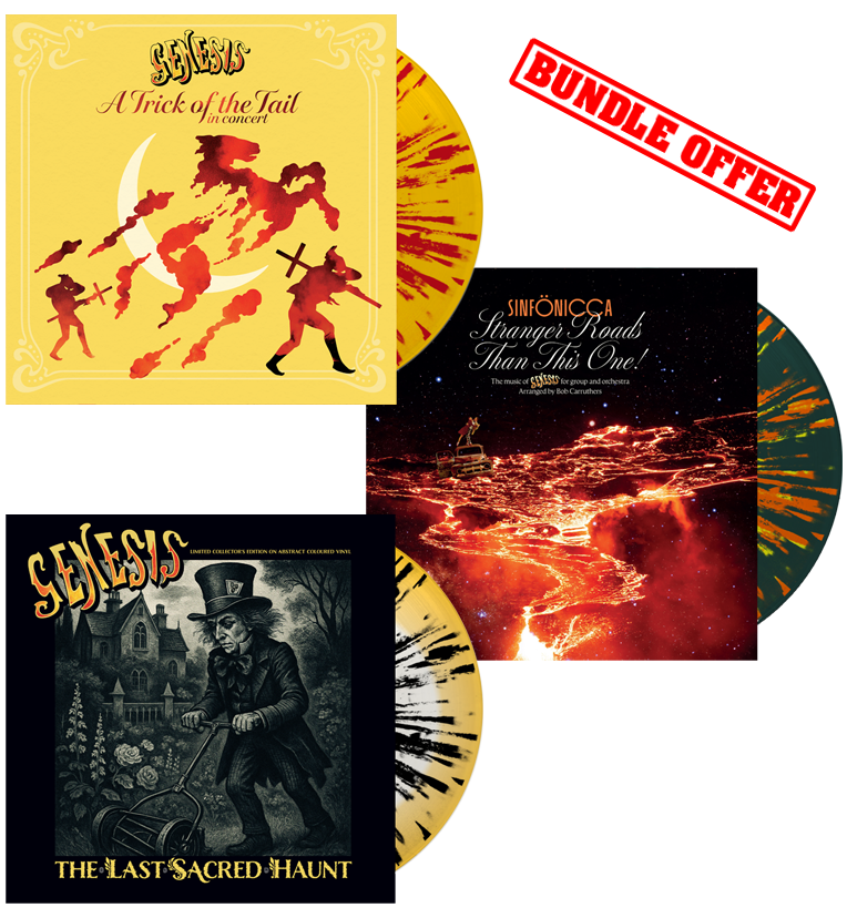 Genesis - Triple Album Set #1 - Trick Of The Tail In Concert - On Abstract Colour Vinyl