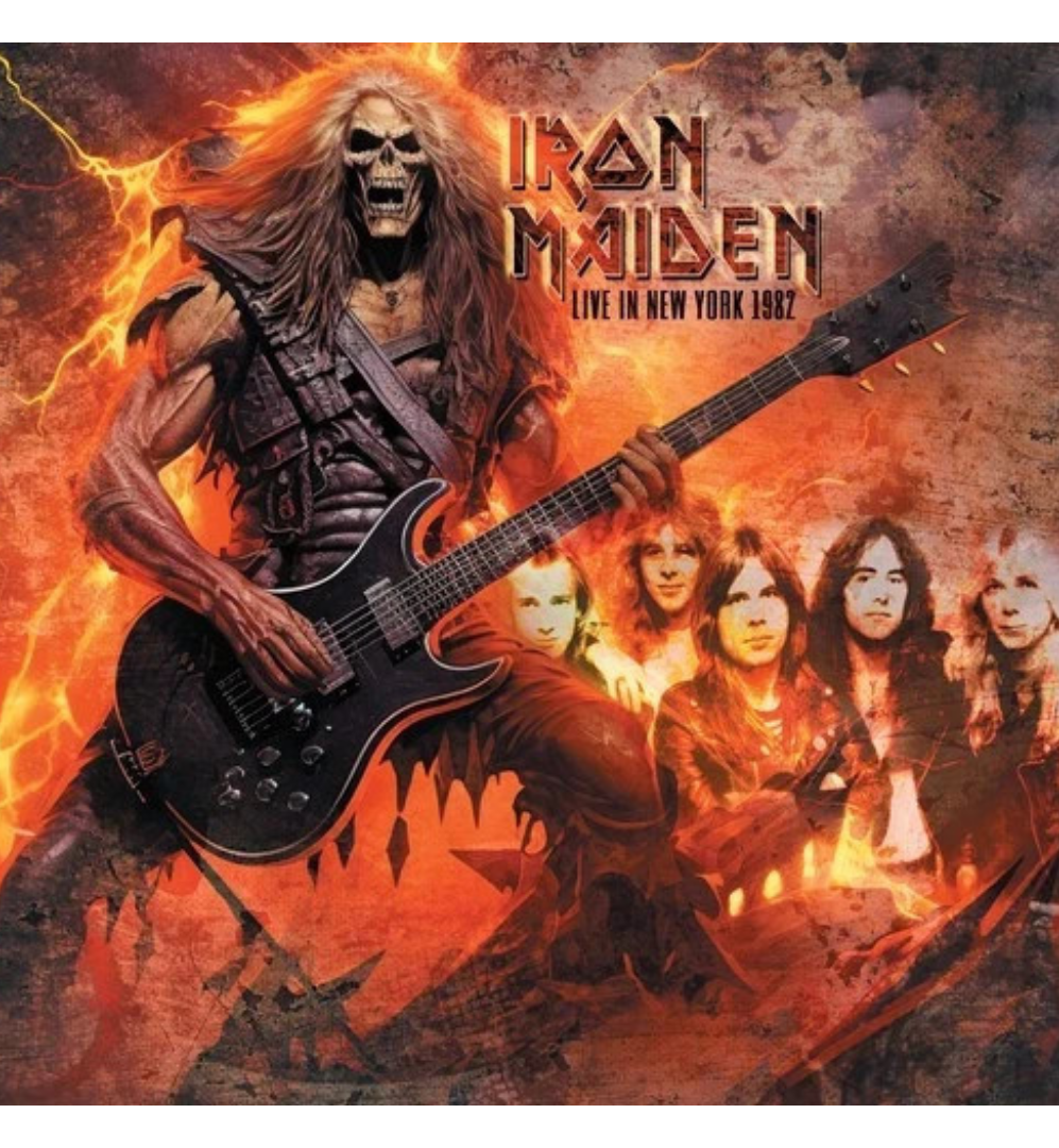 レコードコレクション Y&T, Iron Maiden など Iron Maiden - Live in New York 1982 | Limited Edition Orange Vinyl