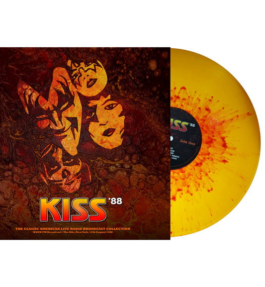 Kiss – Live at The Ritz, New York 1988 (Limited Edition Hand Numbered on 180g Orange & Red Splatter Vinyl)