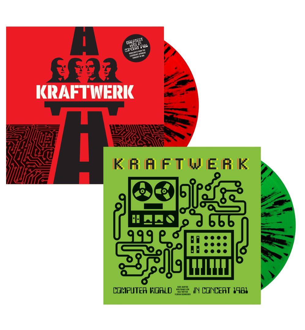 Kraftwerk - Computer World Live From Tokyo (2-LP Limited Edition Bundle on Splatter Vinyl)