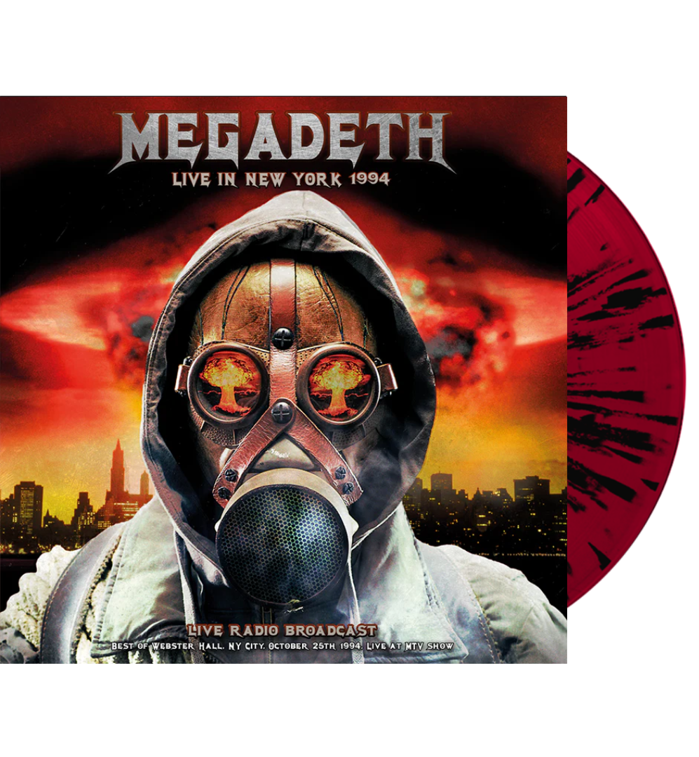 Megadeth – Live in New York 1994 (12-Inch Album on 180g Splatter Vinyl)