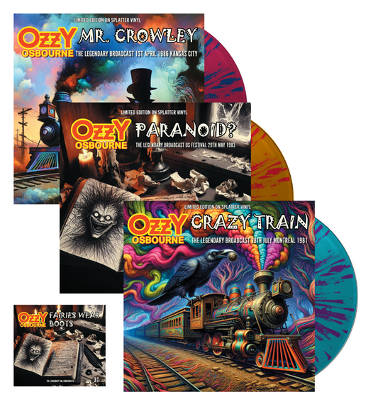 Ozzy Osbourne (3-LP Limited Edition Bundle on Splatter Vinyl + Bonus 3-CD Set)