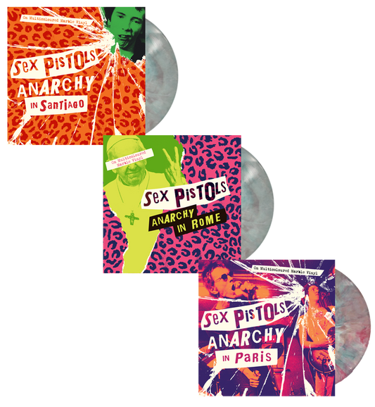 Sex Pistols 3-LP Coloured Vinyl Bundle