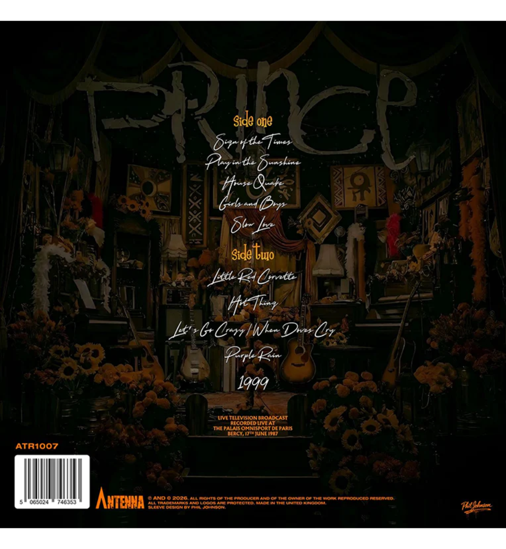 Prince – Prime Times: Paris 1987 (Limited Edition on Orange Vinyl)
