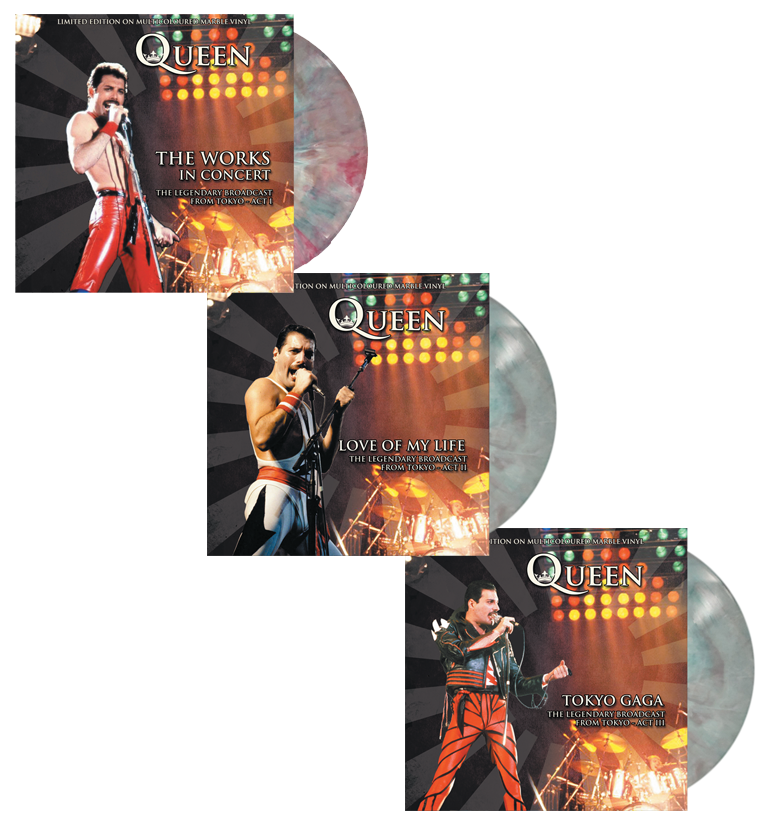 Queen - The Works Tour (Number 004 of only 100 - Triple Album Set On Coloured Vinyl)