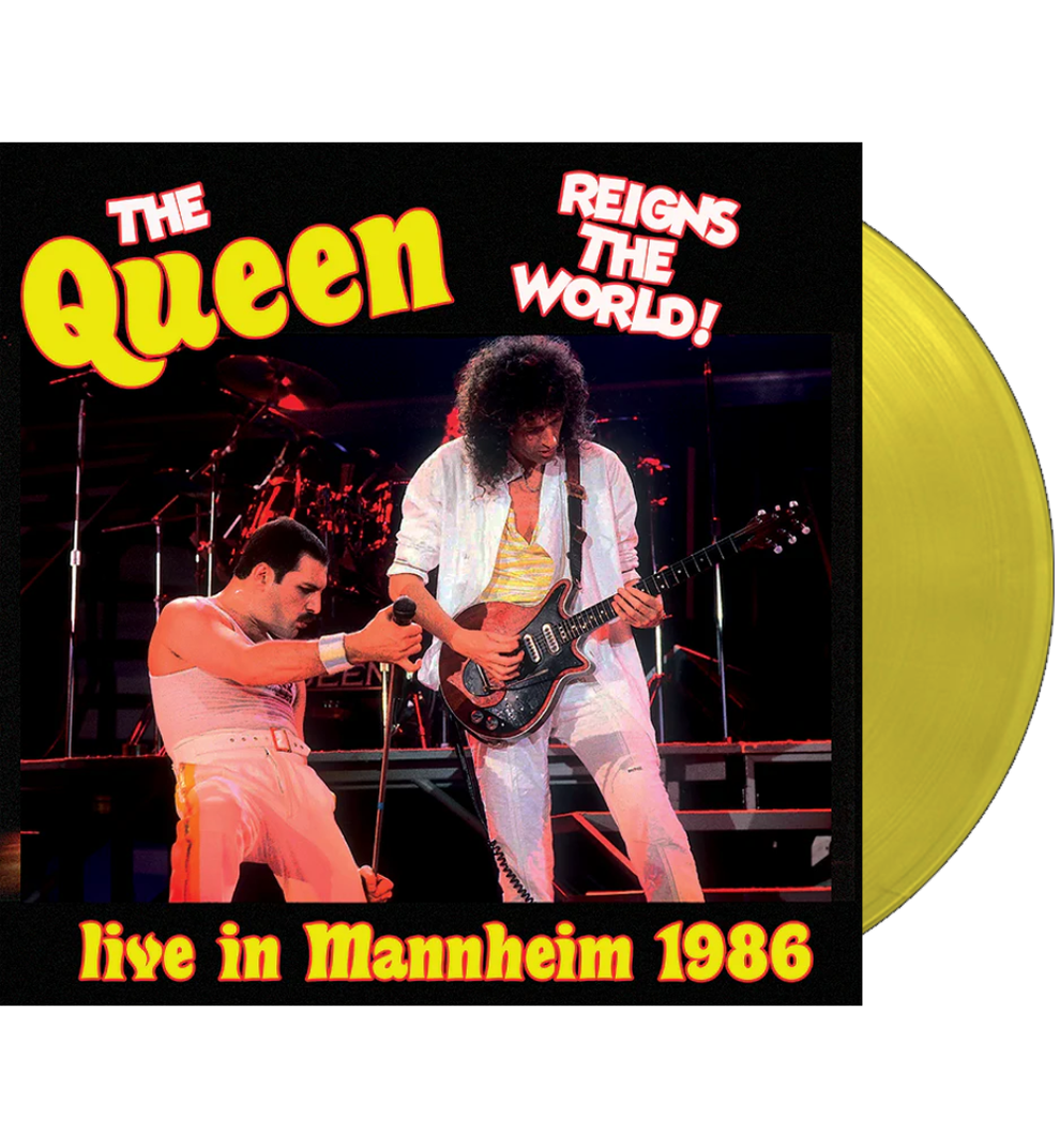 Queen – Reigns the World! Mannheim 1986 (Ltd Ed 2-LP on Yellow Vinyl ...