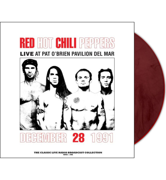 Red Hot Chili Peppers - Live at Pat O’Brien Pavilion, Del Mar, 1991 (Limited Edition Hand Numbered on 180g Red Marble Vinyl)