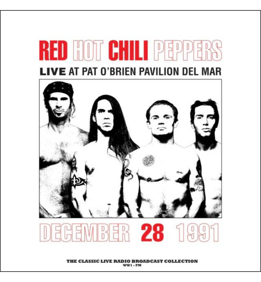 Red Hot Chili Peppers - Live at Pat O’Brien Pavilion, Del Mar, 1991 (Limited Edition Hand Numbered on 180g Red Marble Vinyl)