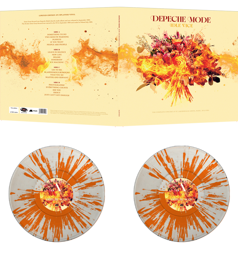 Depeche Mode - Idle Vice (Limited Edition Hand Numbered Double Album on Splatter Vinyl) Numbers 001 - 010