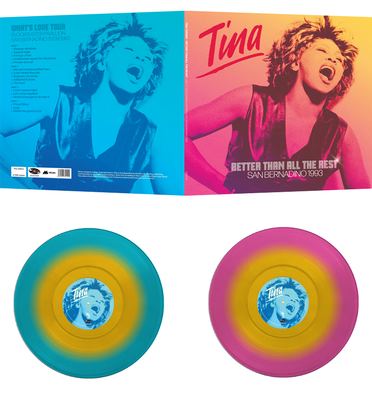 Tina Turner - Better Than All The Rest (Limited Edition Hand Numbered Double Album on Multi Coloured Vinyl)