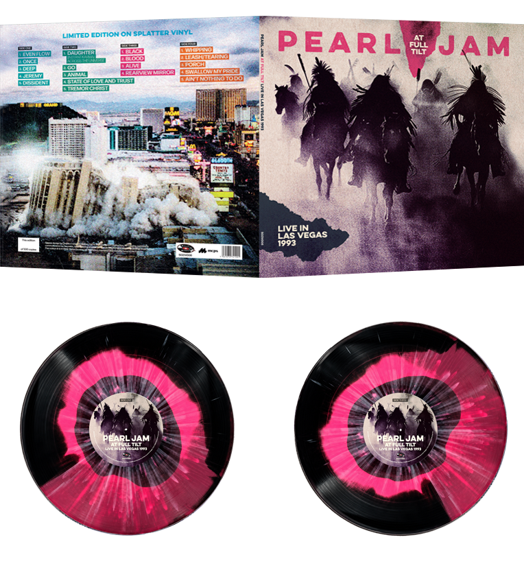 Pearl Jam - At Full Tilt (Limited Edition Hand Numbered Double Album on Splatter Vinyl)