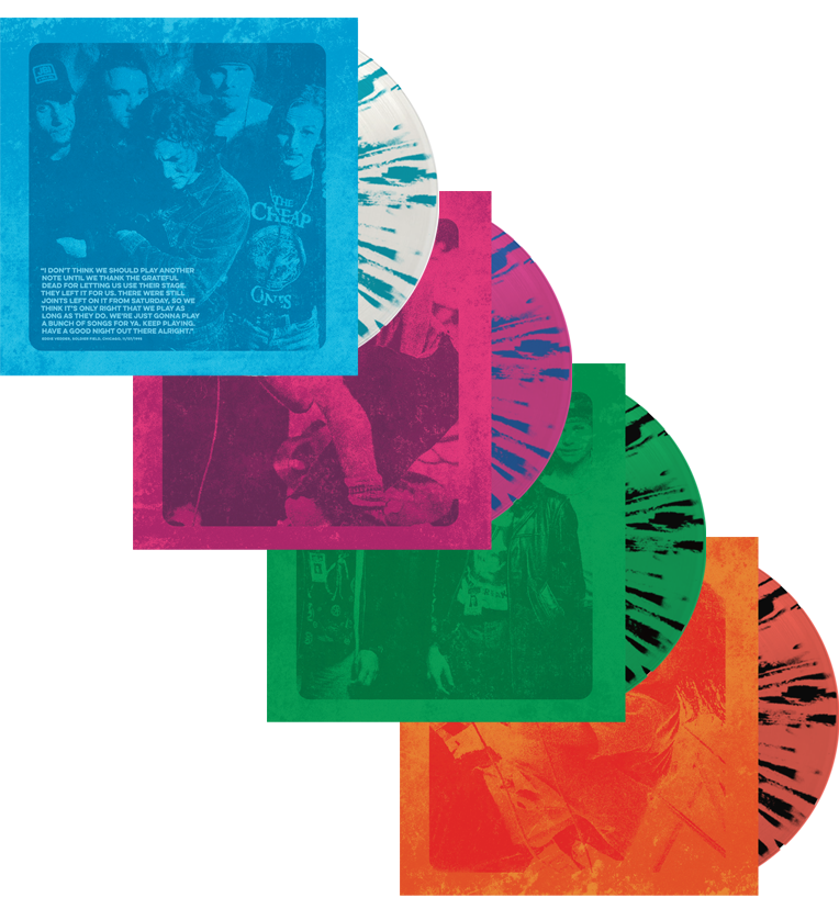 Pearl Jam - Alive After The Dead (Limited Edition Hand Numbered 4 Album Set on Splatter Vinyl)
