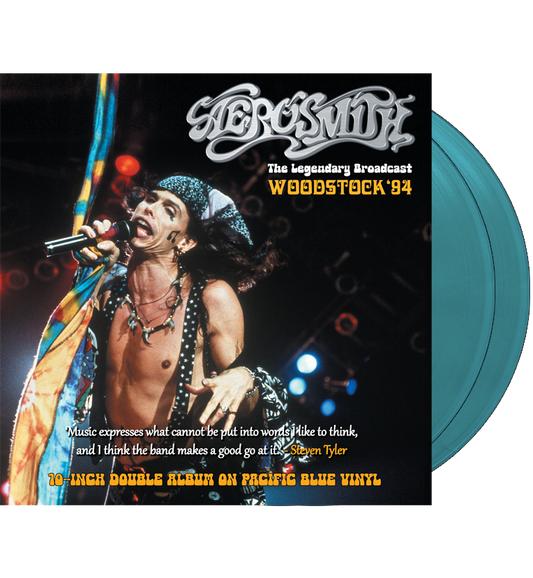 Aerosmith - Woodstock '94 (Hand Numbered 10-Inch Double Album on Pacific Blue Vinyl)