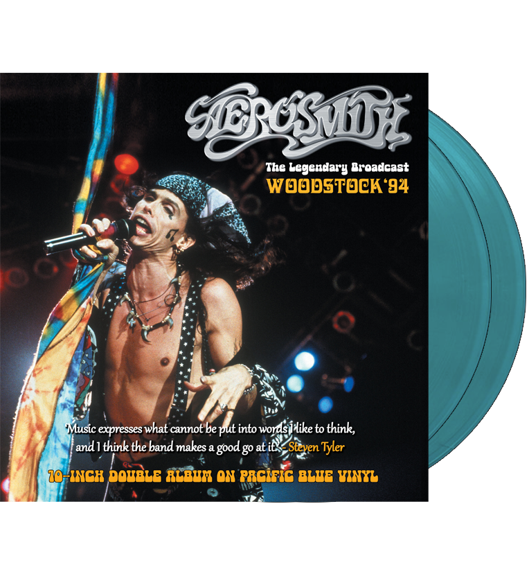 Aerosmith - Woodstock '94 (Hand Numbered 10-Inch Double Album on Pacific Blue Vinyl - Numbers 001 - 010)