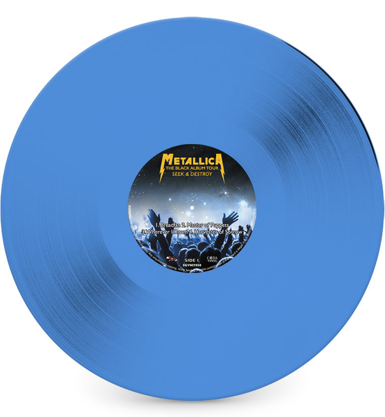 Metallica  - The Black Album Tour (Limited Edition Numbered 2 Album Set On Blue Vinyl)