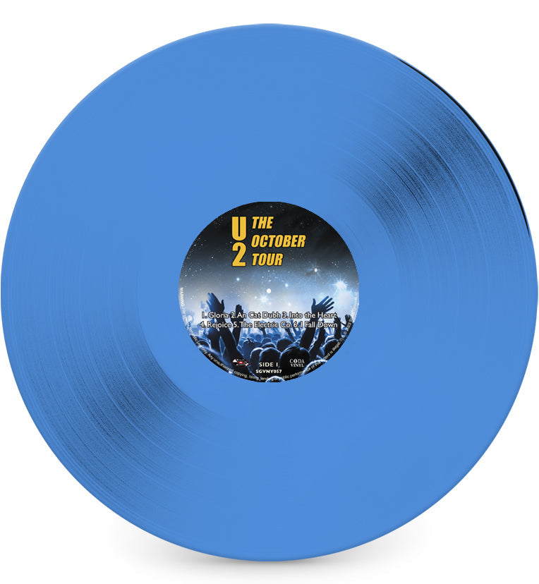 U2 - The War & October Tour (Limited Edition Number 003 of only 110 - Double Album Set On Blue Vinyl)
