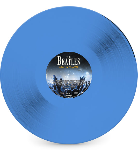 The Beatles  - Help! On Tour Around The World (Limited Edition Numbered 2 Album Set On Blue Vinyl)